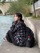 Authentic Hoodie Check Shirt 2C