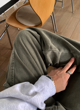 ノーメースパラシュートディープダイイングカーゴワイドパンツ
