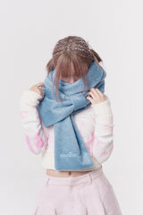 Ribbon Muffler_Fairy blue