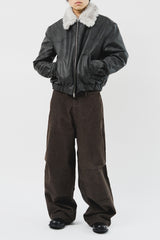 Dept Fur Leather Jacket (3color)