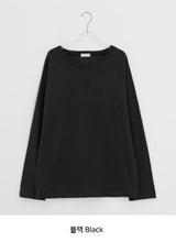 センキューベーシックラグランオーバー長袖Tシャツ