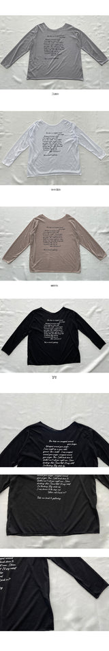 Pore Lip Neck Shoulder See-Through Long Sleeve Tee