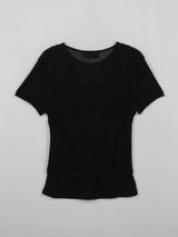 NUBASIC テンセルハーフTシャツセット ブラック
