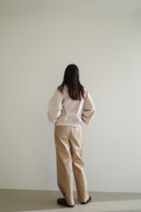 Wool zipup jumper, Cream