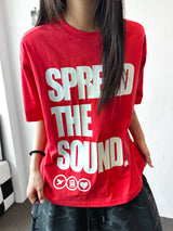 オーバーワールド ビッグレター グラフィック セミクロップ Tシャツ 4カラー
