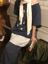 アオイスカーフ (アイボリー)