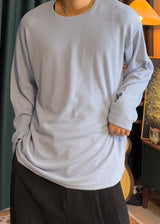 ラウンドオーバーフィットニットTシャツ 7色