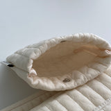 Clam pocket pouch _ Soft cream (R Size)