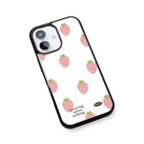 ホリデー グラス バンパーケース(matte / strawberry white)