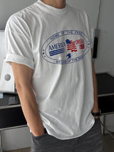 ASCLO アメリカグラフィック半袖Tシャツ (3color)