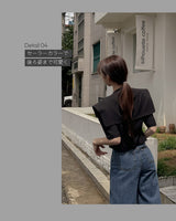 【MADE】Cropped sailor jacket