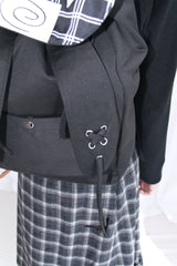  Rabbit Drop String Patch Backpack (2color)