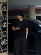 L.B patch printed short sleeve
