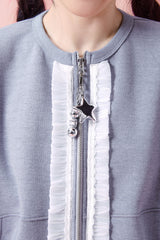 Starring Zip-Up Jacket [Gray]