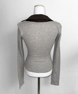 rumi collared tee (3colors)