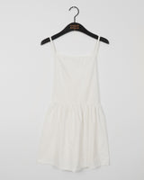 Ritoon Back Slit Strap Layered Vacation Look Mini Dress