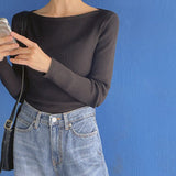 Miu Lip Neck V-Neck Long Sleeve Knitwear