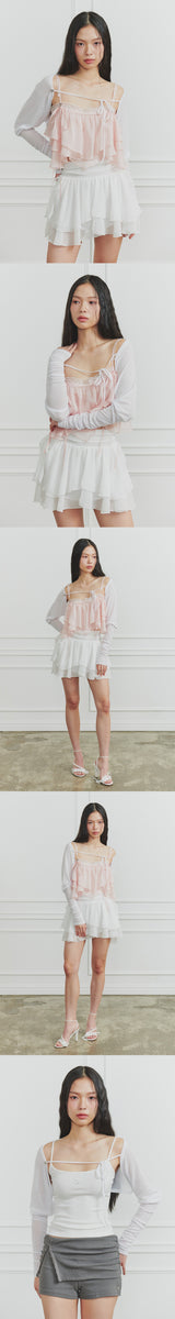 WHISPER BOLERO white