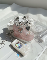 [NMIXX Jiwoo Earring] Vintage Silver Heart Earring