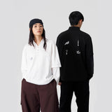 FMACM フェイクツーピースジャージー長袖Tシャツ