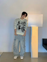 4 Take light blue denim