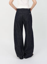 MOOD INDIGO PIN STRIPE CURVED DENIM code 26200
