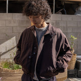Harrington blouson jacket / Brown