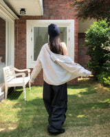 Earf Wave Shirred Nylon Pants