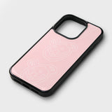 bigmurmurbears glass bumper case (glossy / baby pink)