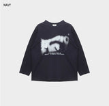 ブラー長袖Tシャツ