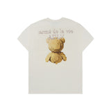 24FW ブロックベアショートスリーブTシャツ クリーム
