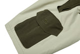 SYMBOL EMBROIDERY SHORTS PANTS [KHAKI]