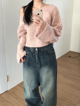 Boat Neck Knitwear (4 colors)