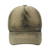 [ULKIN] MUGUNG washed embossed denim ball cap_Dusty Beige