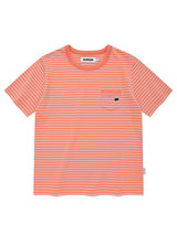 ユニモノチェリーストライプTシャツ [LIGHT ORANGE]