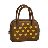 Silicone Heart Bag Brown