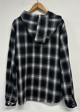 M-3XL✨オーバーフィットボクシーチェックスカート🖤🩶💙✨4カラー