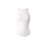 ソフトスリムハルターネックノースリーブトップ[White]