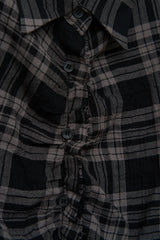 (W) Calm Checked Shirt