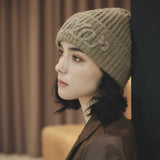 VARZAR Handle Logo Beanie / Khaki