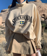 Stockholm half zip-up - mtm
