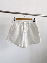 Cairns Natural Twill Cotton 3/4-Length A-Line Short Pants (1 Color)