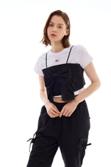 AI RIBBON BUSTIER / BLACK