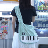 Mint Polka Dot Piano Bag