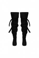 BUCKLE THIGH HIGH BOOTS [LOW]