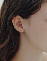 26SS★ H Edition Silver Pillow Earrings