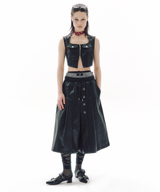 SHORT ZIP CROP VEST