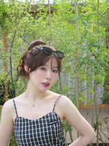 check balloon cami one-piece