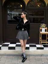 [BELLIDE MADE] RADD, KNIT TWO-WAY ZIP-UP PARKER