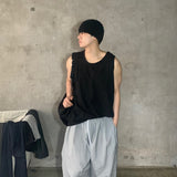 Casual sleeveless shirt (3color)